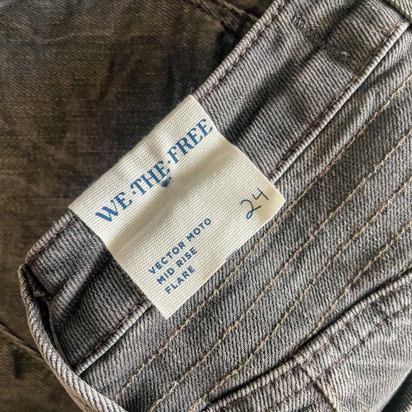 NWOT Free People Vector Moto Flare - Picture 7 of 11